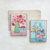Flower Vase Canvas Wall Hanging
